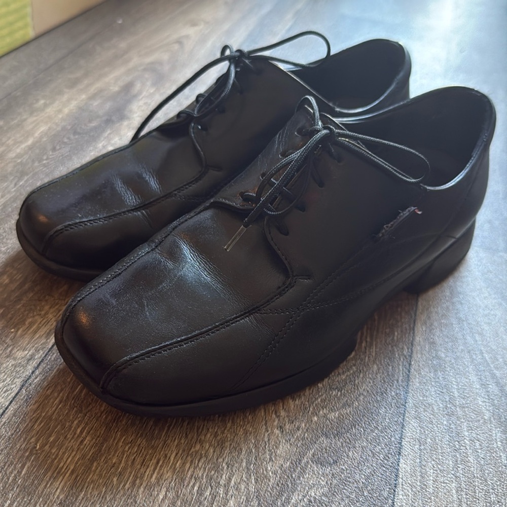 Mephisto Mobils Air Relax Black Lace Ups 100% Caputchouc sz 8